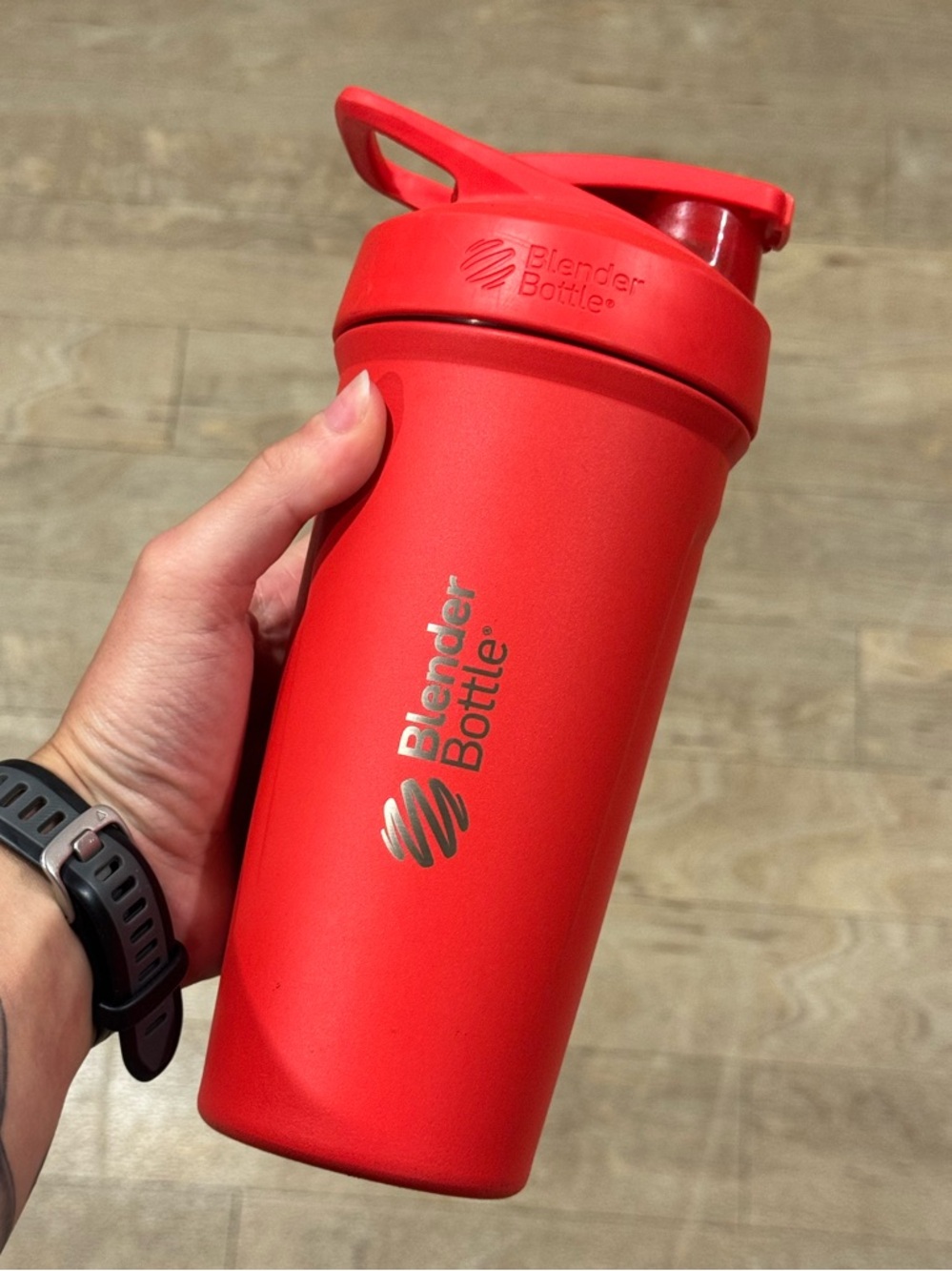 Insulated BlenderBottle Classic Shaker Bottle - Red